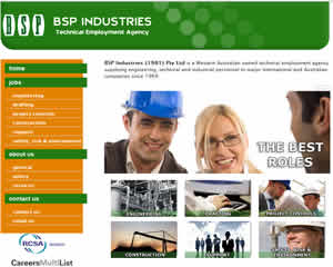 BSP Website Homepage